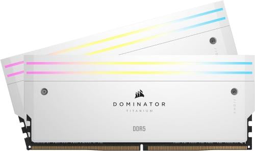 CORSAIR Dominator Titanium RGB DDR5 RAM 64GB (2x32...