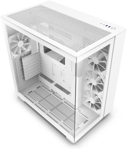 NZXT H9 Flow Dual-Chamber ATX Mid-Tower PC Gaming...