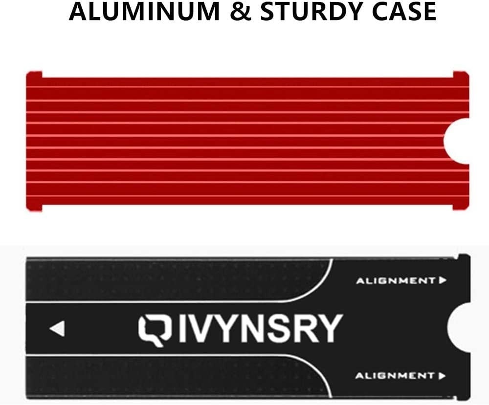 QIVYNSRY M.2 Heatsink NVMe 2280 PS5 SSD Heat Sink Computer PC مبرد m.2