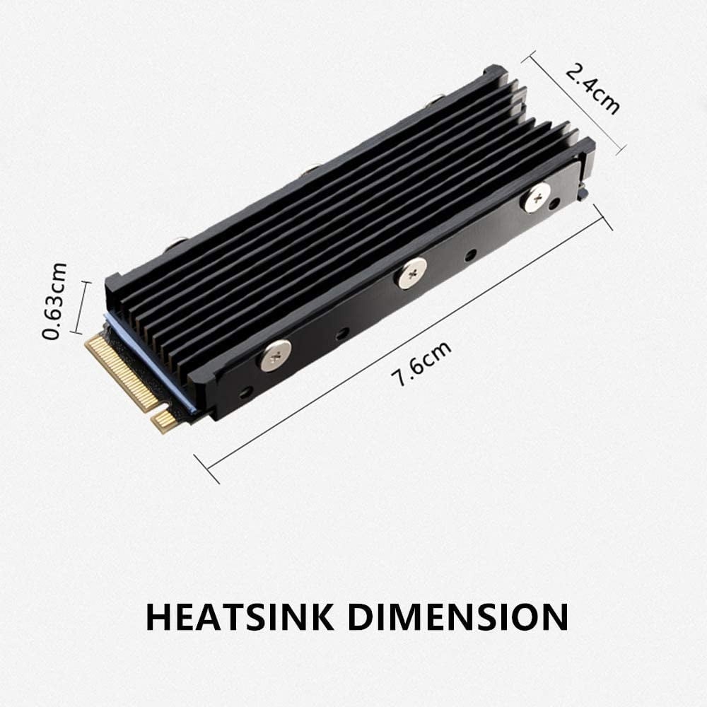 QIVYNSRY M.2 Heatsink NVMe 2280 PS5 SSD Heat Sink Computer PC مبرد m.2