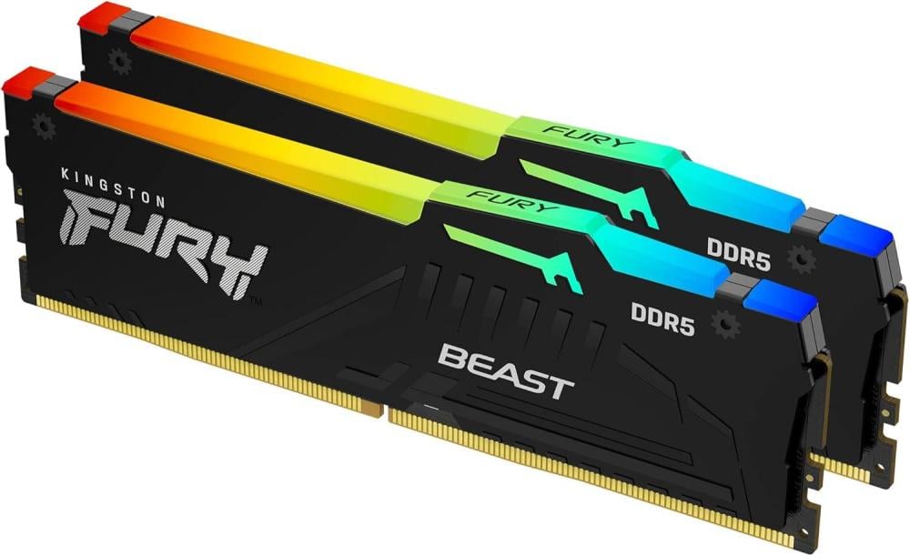 Kingston FURY Beast 16GB (2x8GB) 5200MT/s DDR5 Black