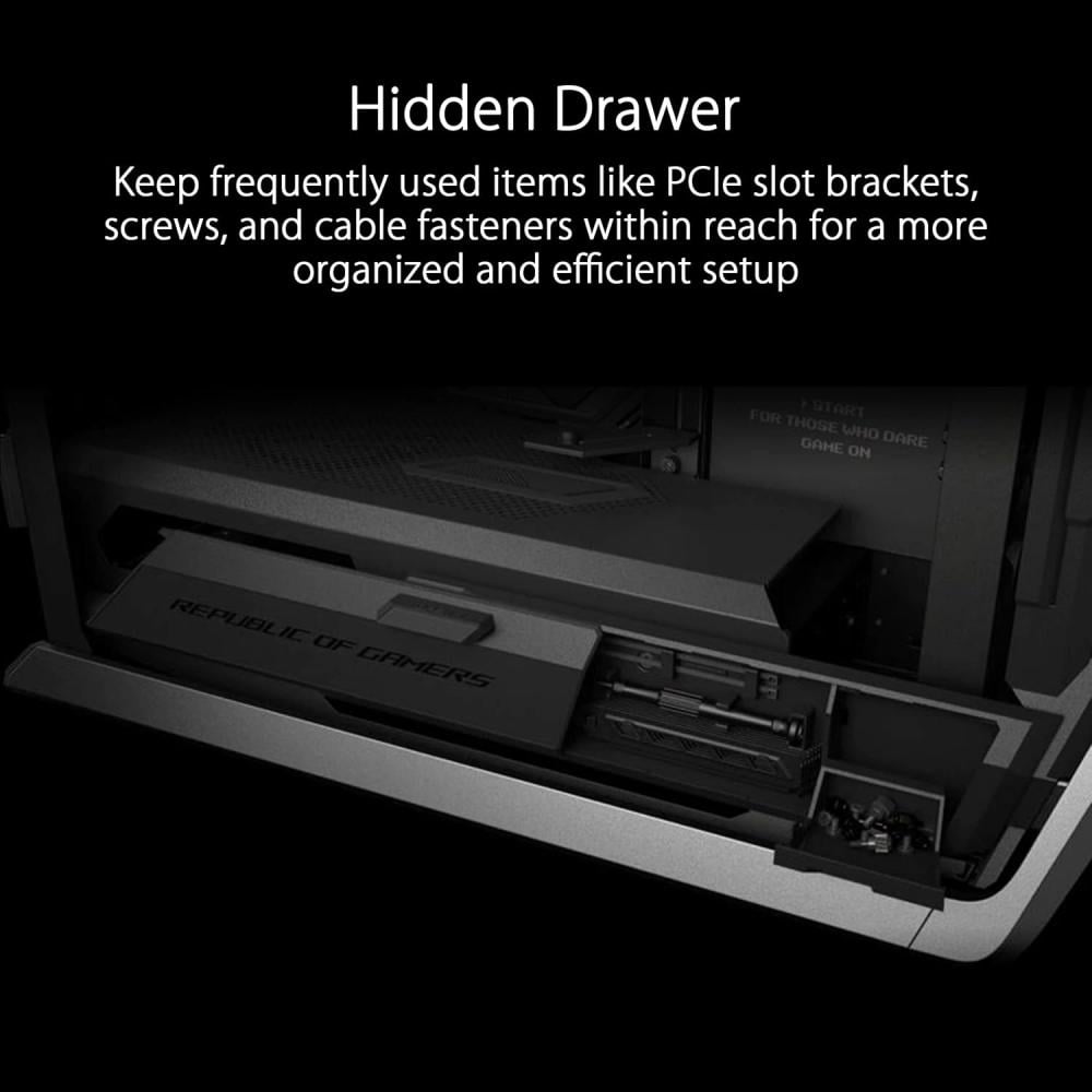 ASUS ROG Hyperion GR701 E-ATX  Black Gaming Computer Case كيس كمبيوتر