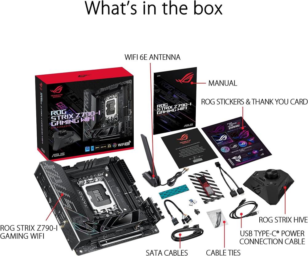 ASUS ROG Strix Z790-I Gaming WiFi 6EIntel motherboard مذربورد