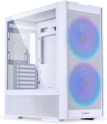 LIAN LI LANCOOL 206 ATX PC Case, RGB White