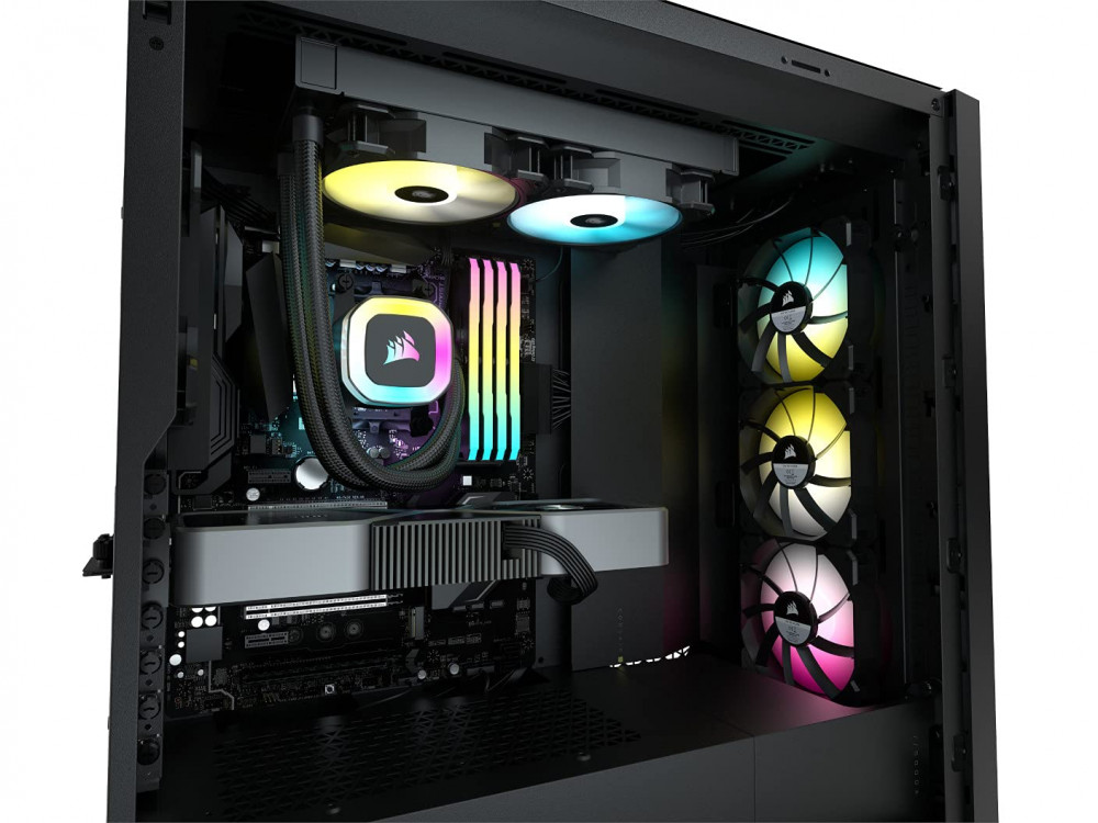 Corsair water best sale cooling h100