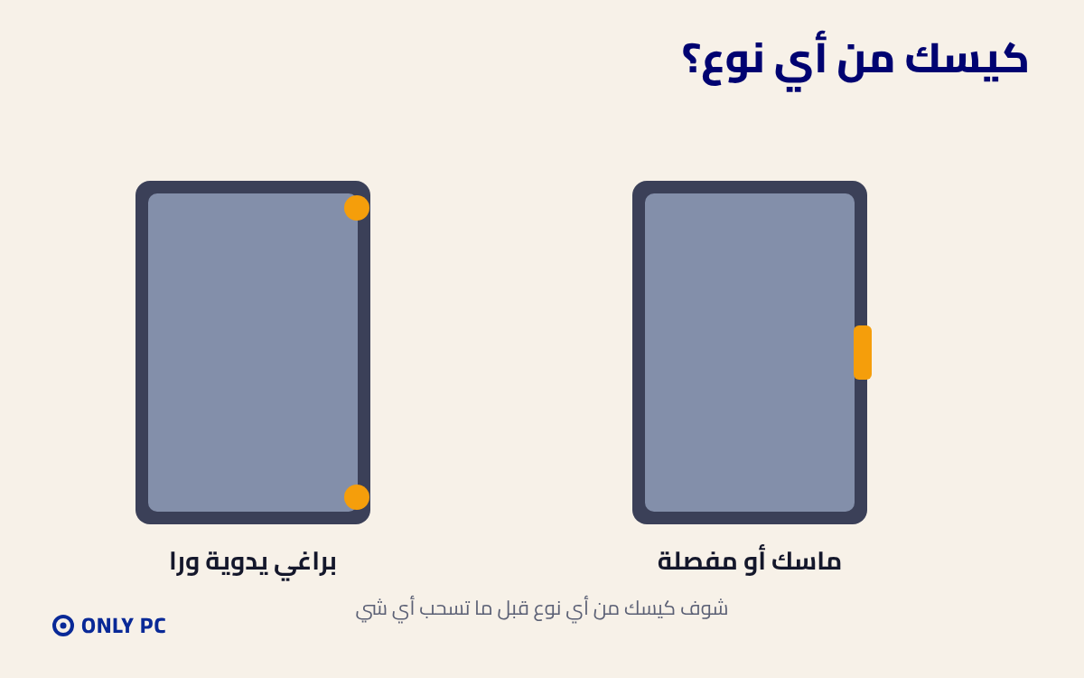 أنواع تثبيت زجاج الكيس