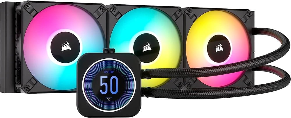 Corsair iCUE H150i Elite LCD XT Liquid CPU Cooler Water Cooler
