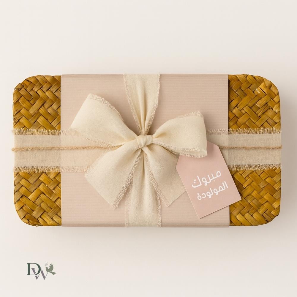 هدية مولودة حلق فضة