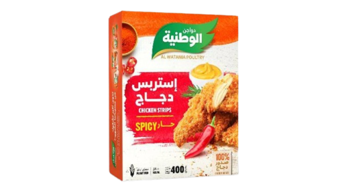 استربس دجاج حار من الوطنية 400غ