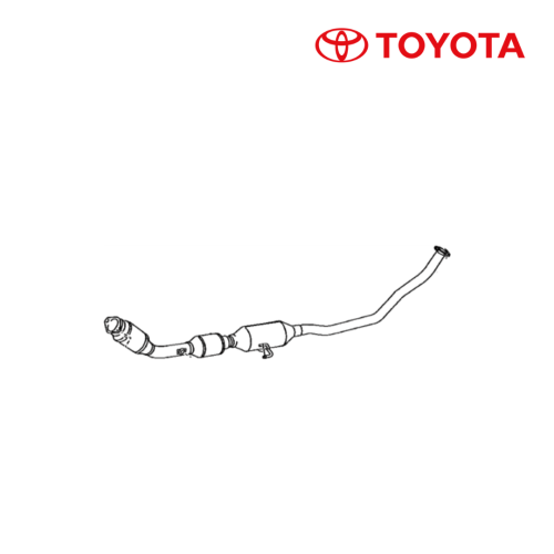 وصلة شكمان - امامي - كورولا - الموديل: 2008-2015 - رقم الموديل: 17410-37410 - اصلي