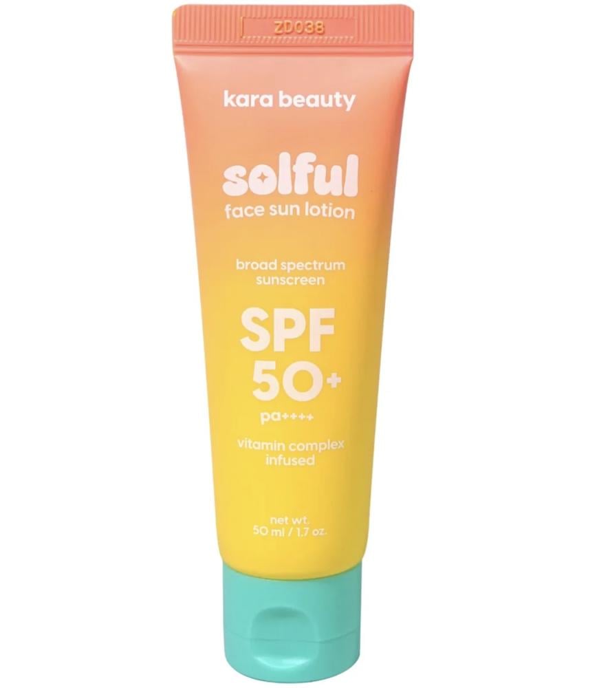 لوشن حماية الوجه من أشعة الشمس SPF 50+ PA++++ من كارا بيوتي، واقي شمسي كوري مرطب