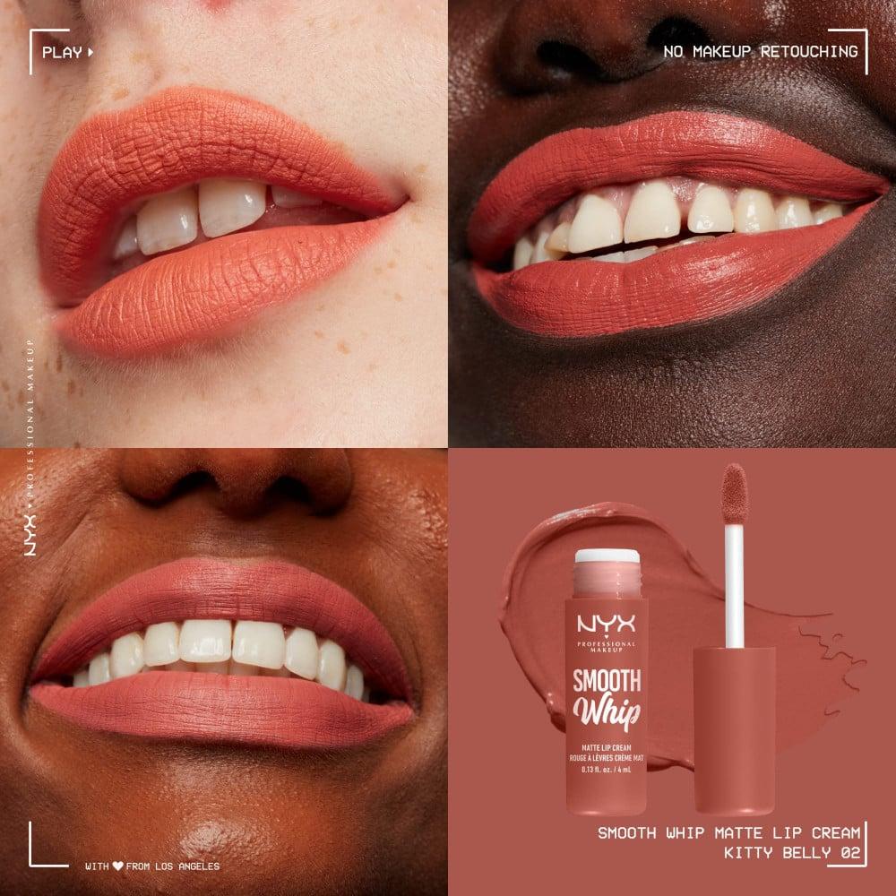 احمر شفاه غير لامع سموذ ويب من نيكس NYX SMOOTH WHIP MATTE LIP CREAM