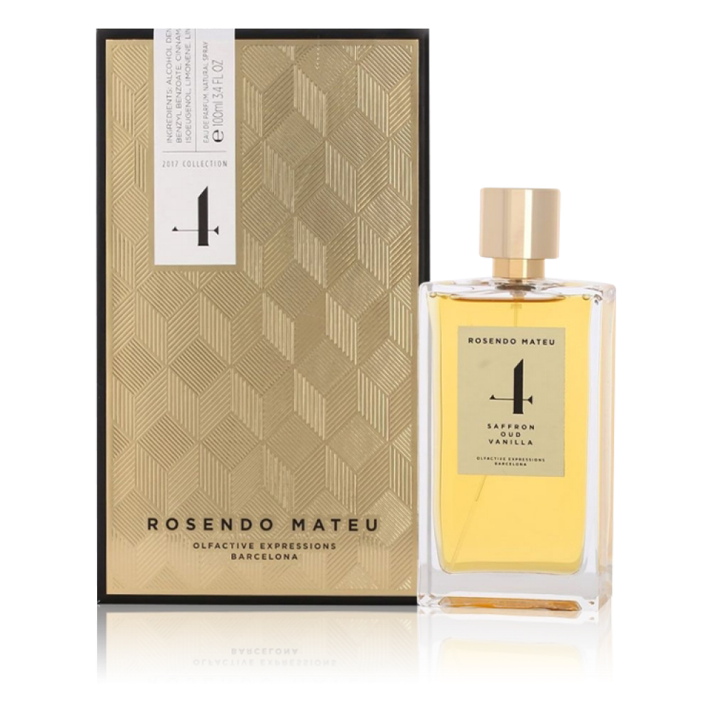 عطر روسيندو ماتيو نمبر 4 سافرون عود فانيلا او دو بارفيوم 100مل