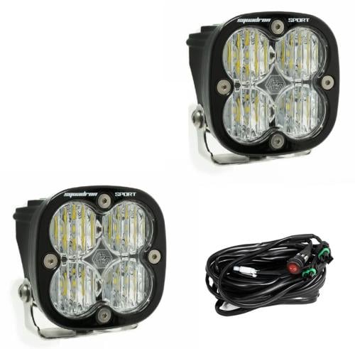 LED LIGHT PODS SPOT PATTERN PAIR SQUADRON PRO SERIES BAJA