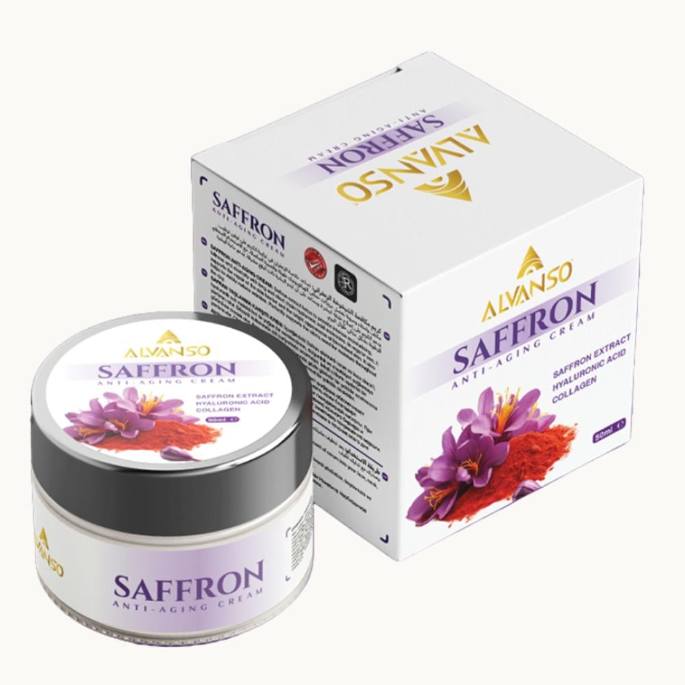 كريم الزعفران للتجاعيد حول العين من ألفانسو ALVANSO Saffron eye contour wrinkle cream 20ml