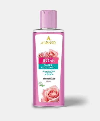 ماء الورد المنشط للوجه من ألفانسو ALVANSO ROSE WAT...