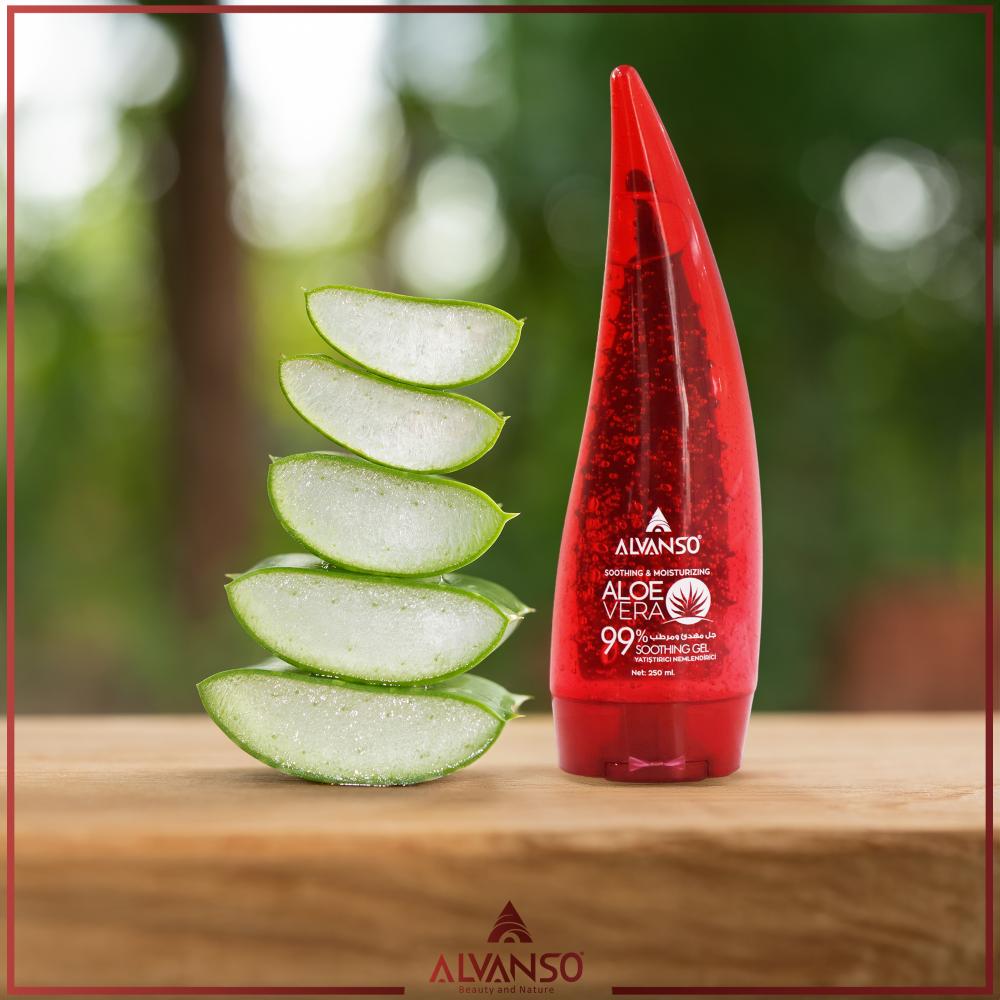جل الصبار المرطب والمنعم من ألفانسو ALVANSO SOOTHING GEL 250ML