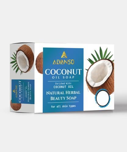 صابون زيت جوز الهند من ألفانسو ALVANSO Coconut oil...