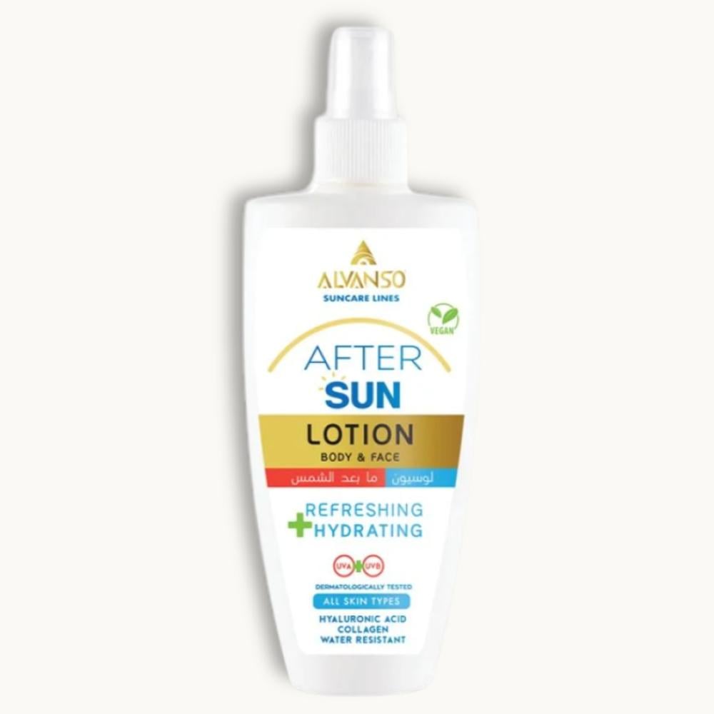 مابعد الشمس للوجه & الجسم من ألفانسو ALVANSO After sun lotion body &face 200ml