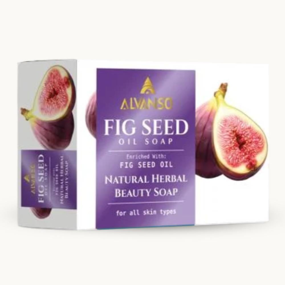 صابون زيت بذور التين من ألفانسو ALVANSO FIG SEED OIL SOAP 150G