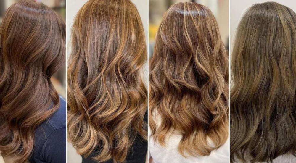 صبغات الشعر البني