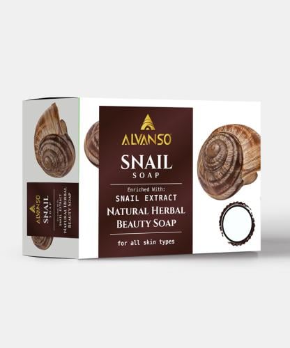 صابون الحلزون من ألفانسو ALVANSO SNAIL SOAP 150G