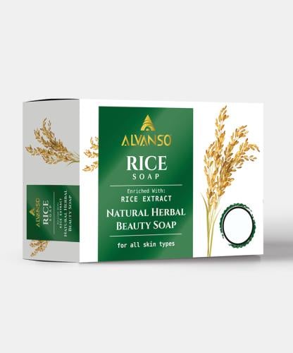 صابون الارز من ألفانسو ALVANSO RICE SOAP 150