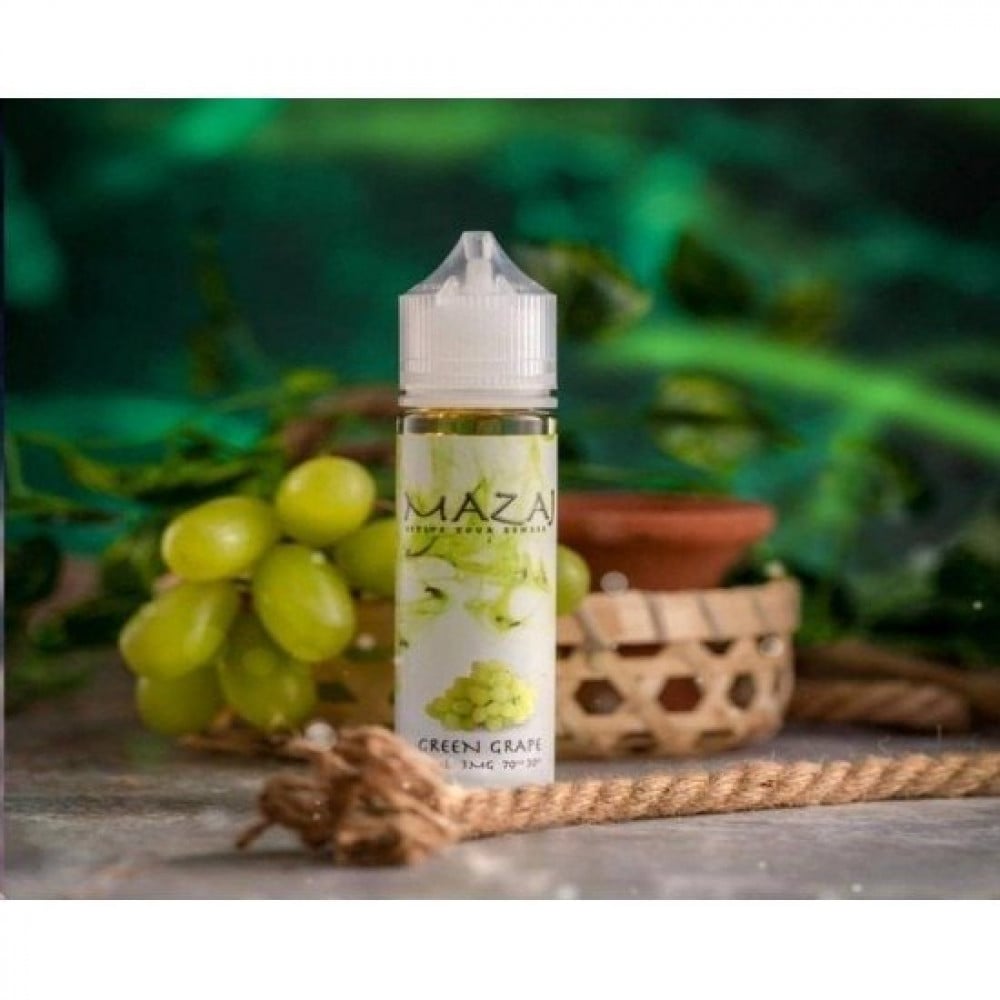 green grape vape liquid MAZAJ GREEN GRAPE - 60ML - Vape Saudi Arabia - Original Devices Flavors