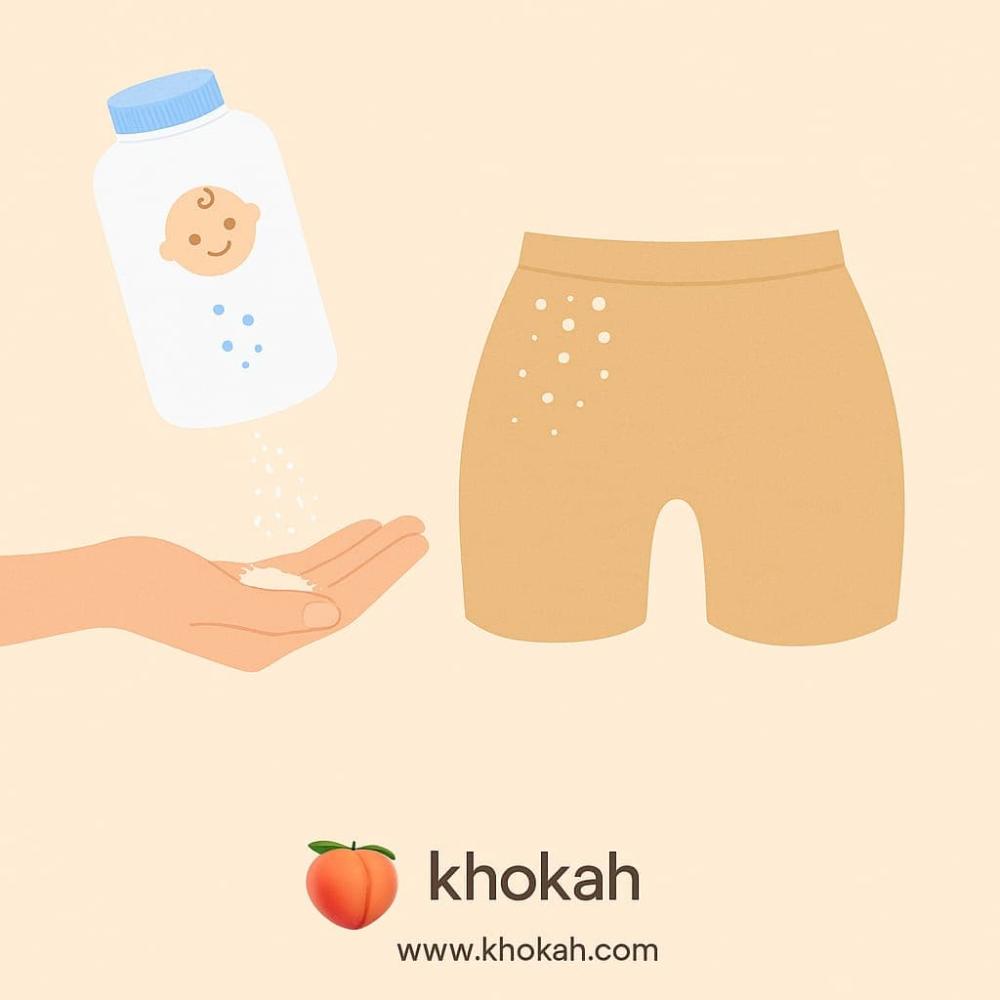 فائدة استخدام بودرة الأطفال مع شورتات السيليكون