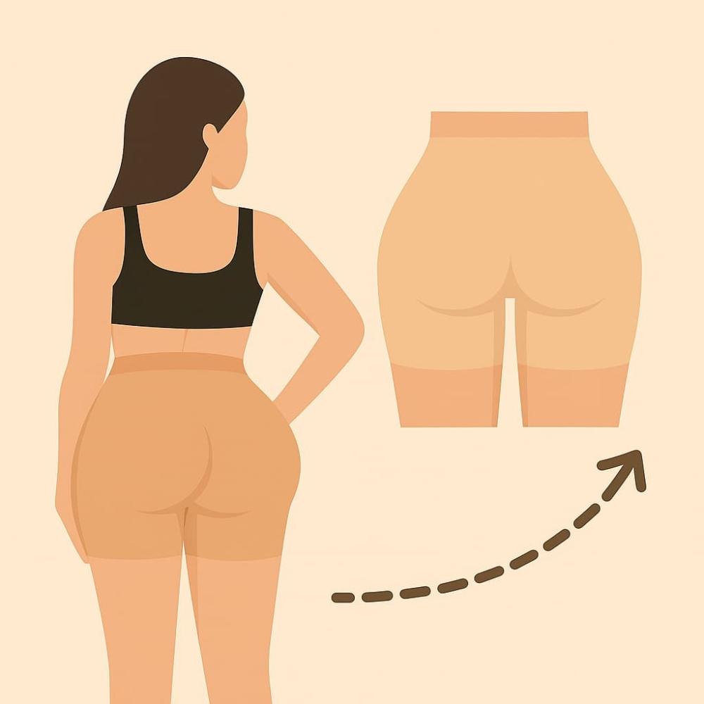 شورت السيليكون لتكبير الأرداف وإبراز المؤخرة بشكل طبيعي