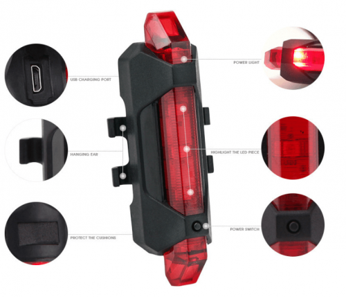 لمبة خلفية للدراجات الهوائية