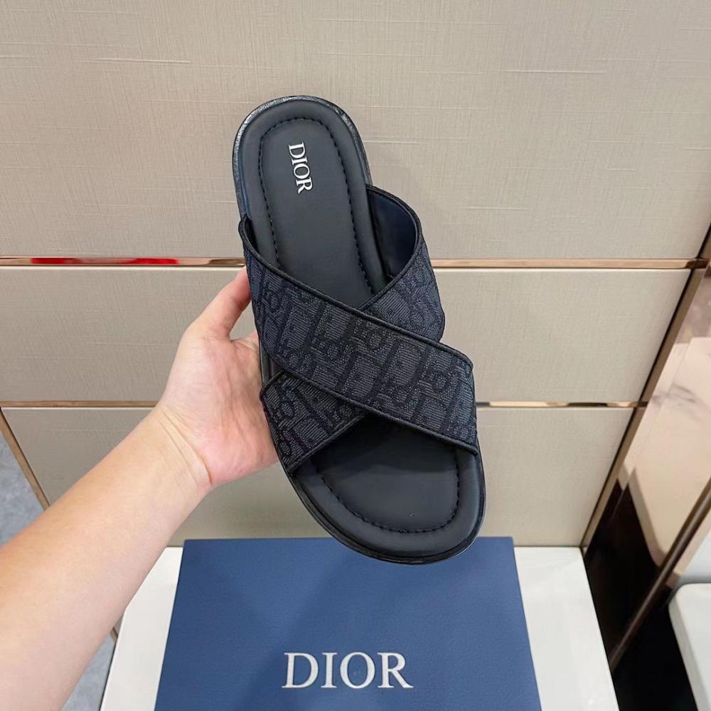 Dior Alias Sandal Black Dior Oblique Jacquard