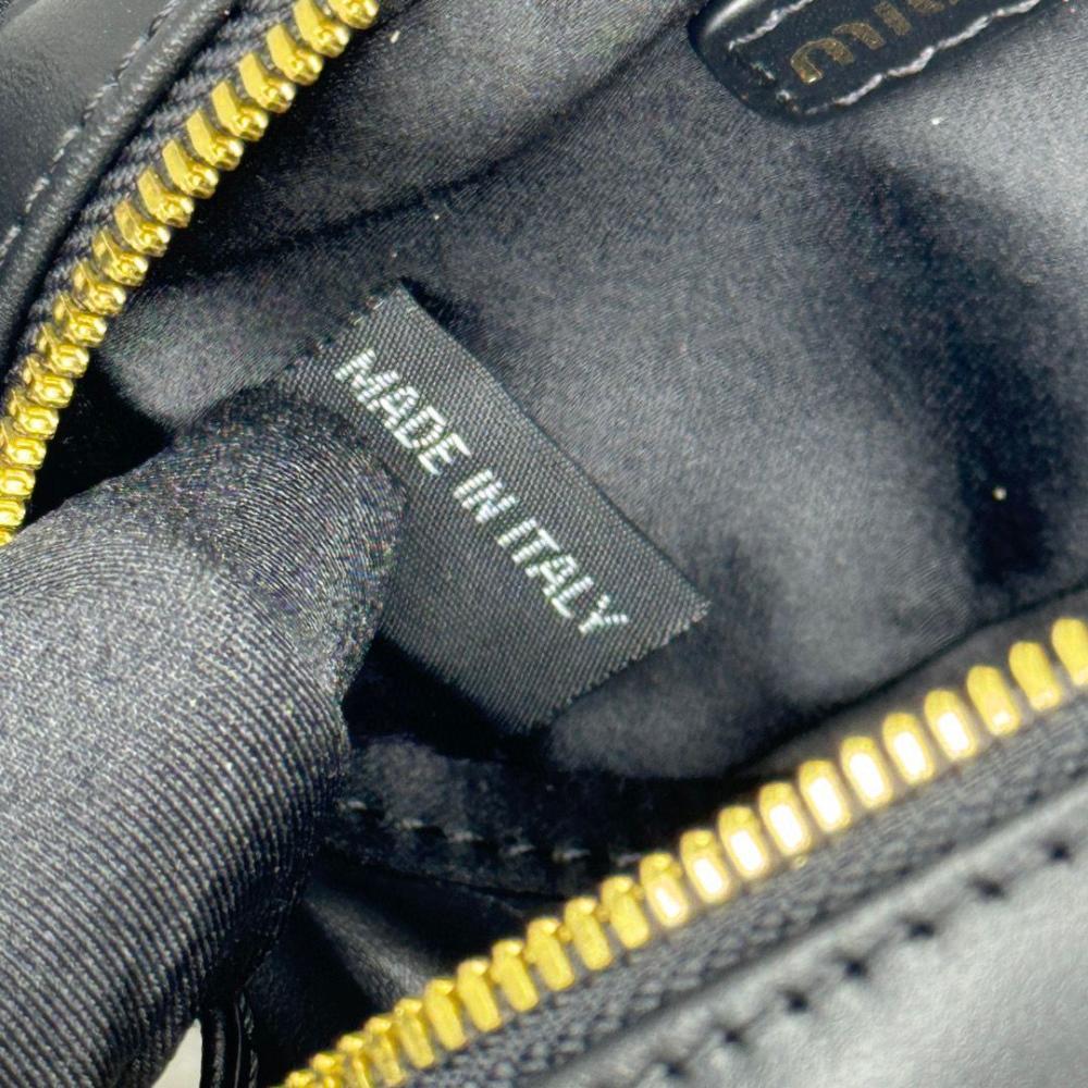 Miu Miu Leather MicroBag Black