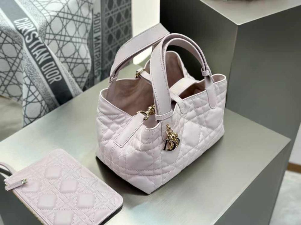 SMALL DIOR TOUJOURS PINK BAG