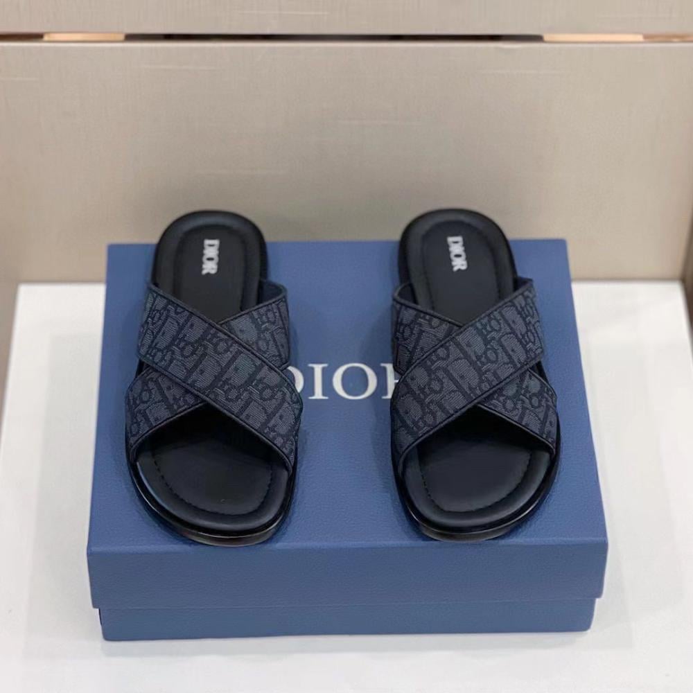 Dior Alias Sandal Black Dior Oblique Jacquard