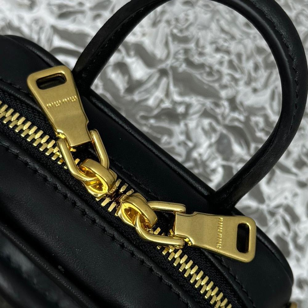 Miu Miu Leather MicroBag Black