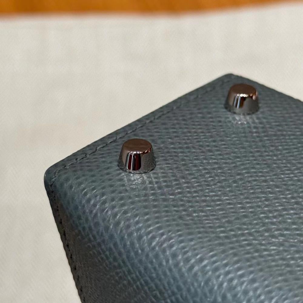 Hermès Mini Kelly Gris Meyer