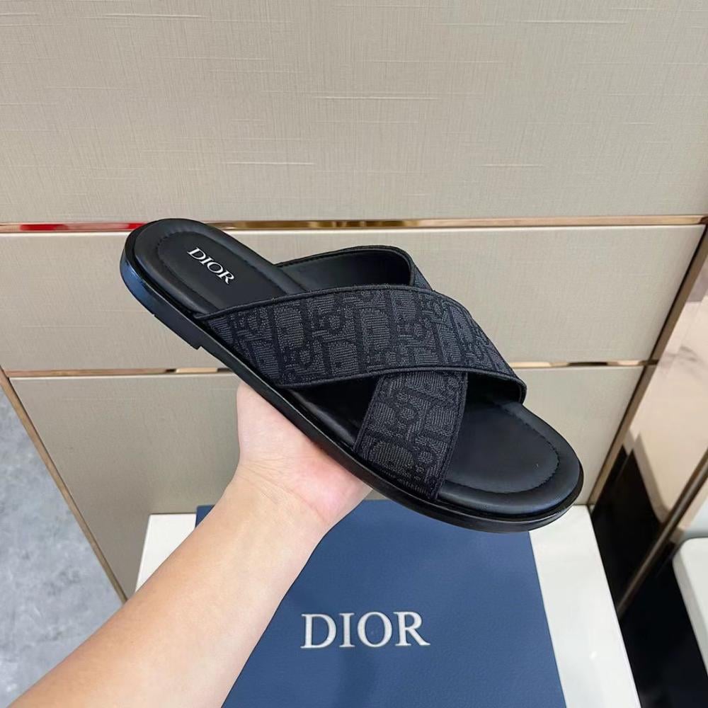 Dior Alias Sandal Black Dior Oblique Jacquard