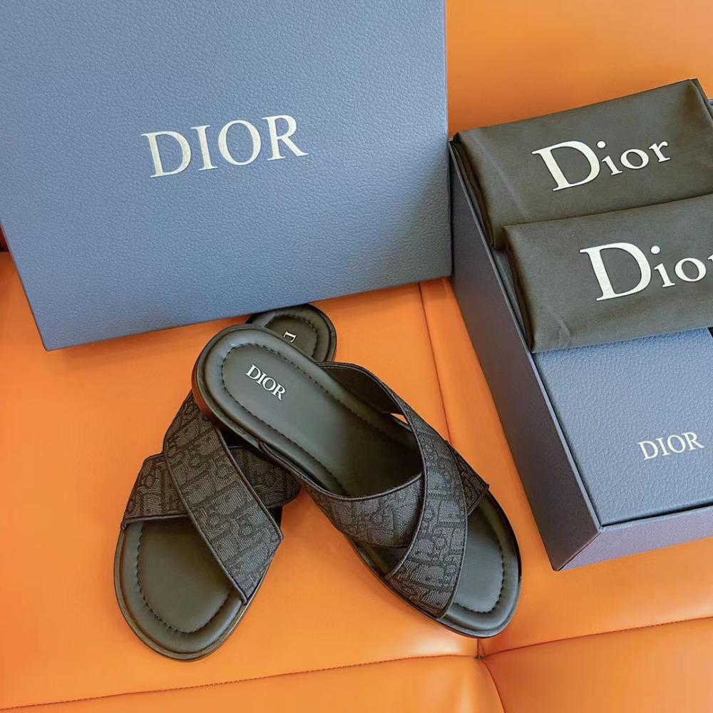 Dior Alias Sandal Black Dior Oblique Jacquard