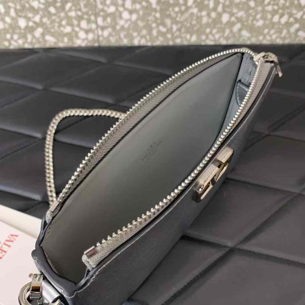 Valentino Silver Bag V Logo