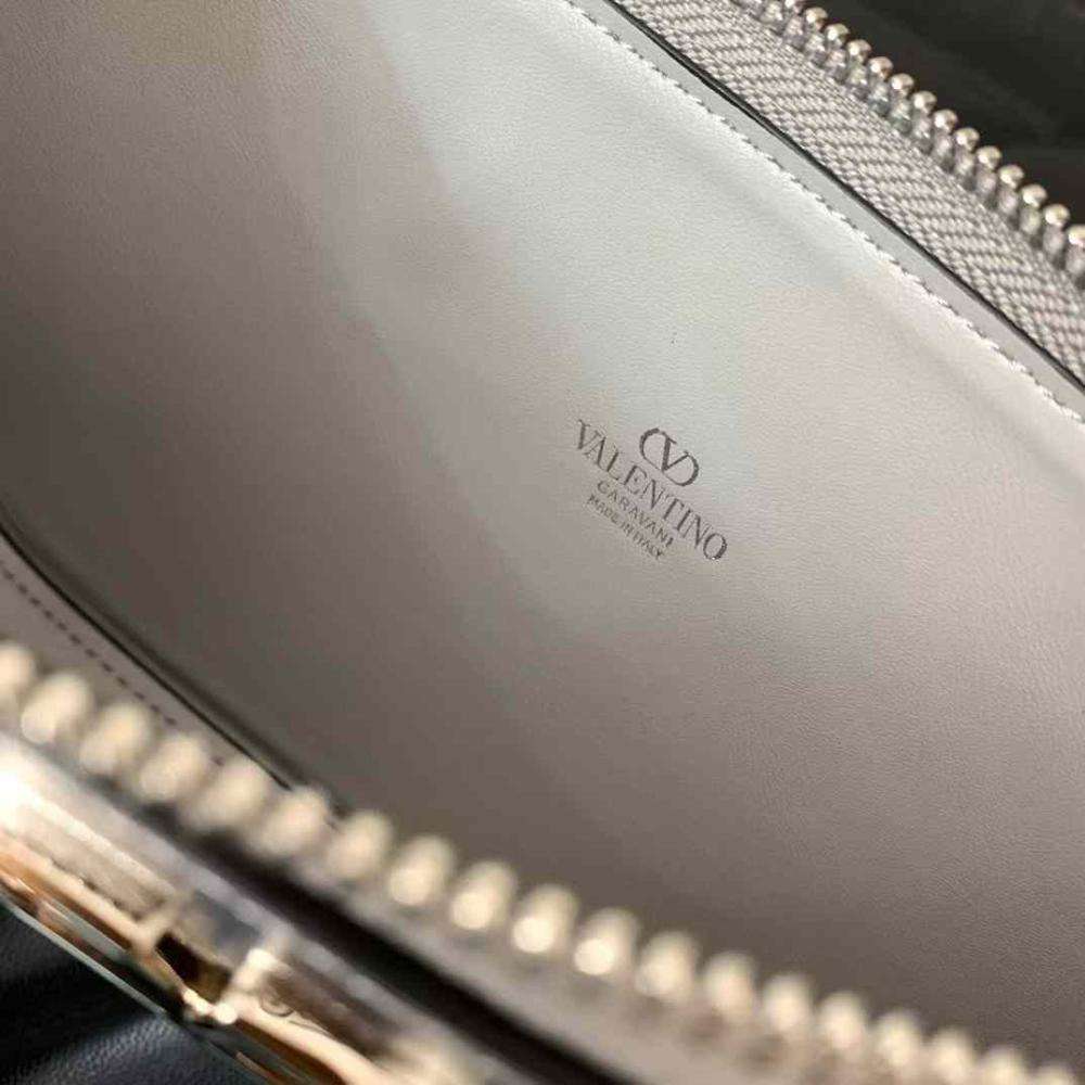 Valentino Silver Bag V Logo