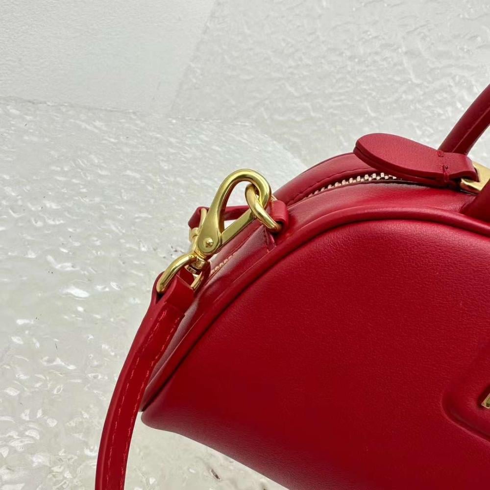 Miu Miu Zip-Up Crossbody Red  Bag