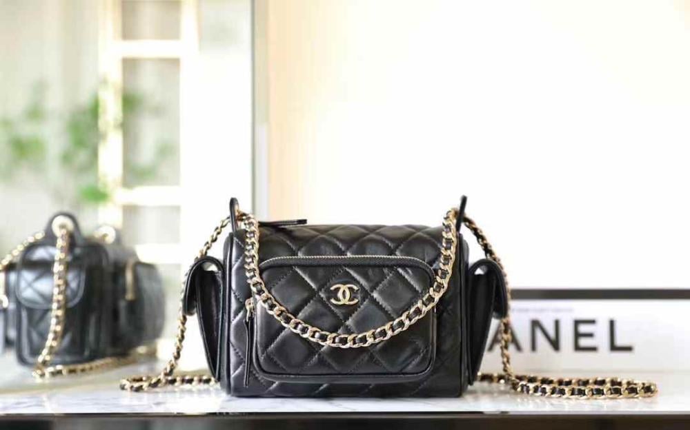 CHANEL Multi Pockets Black 24k