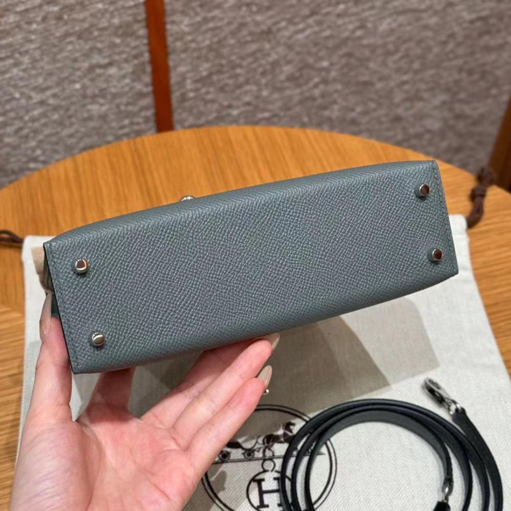 Hermès Mini Kelly Gris Meyer