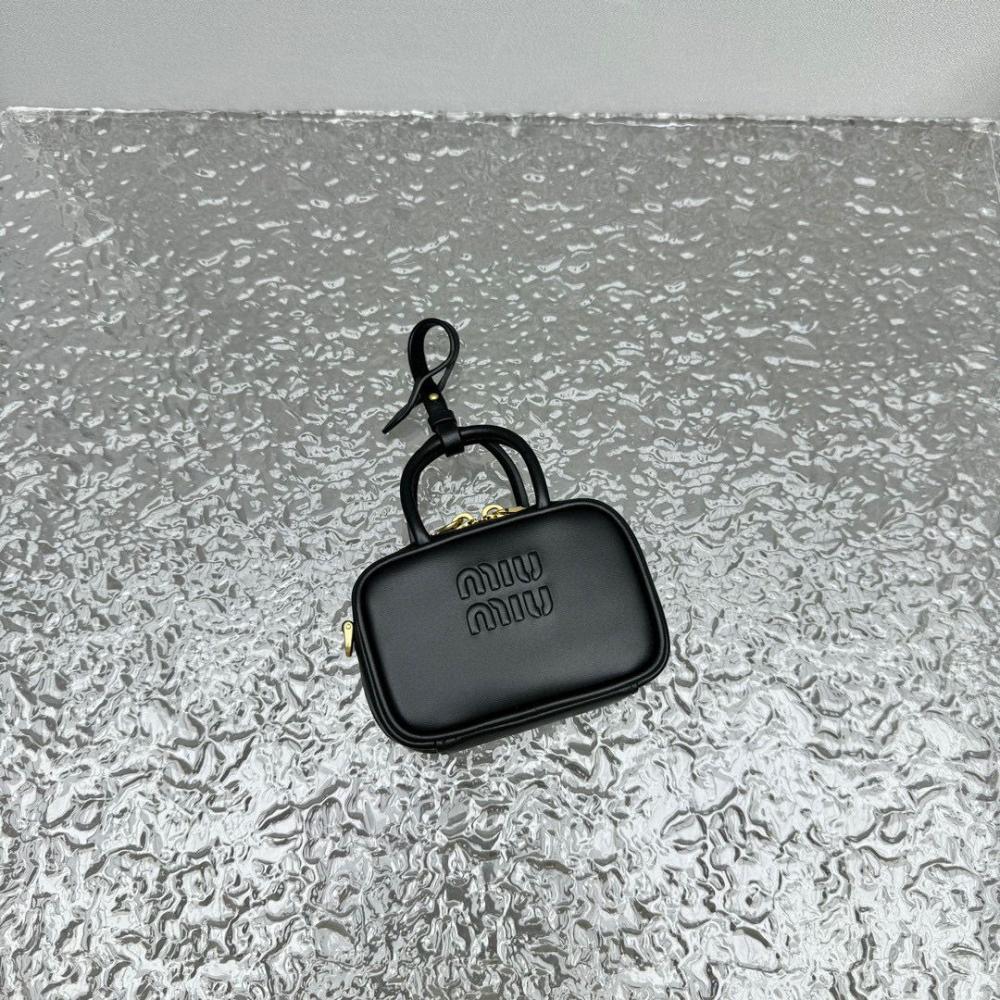 Miu Miu Leather MicroBag Black