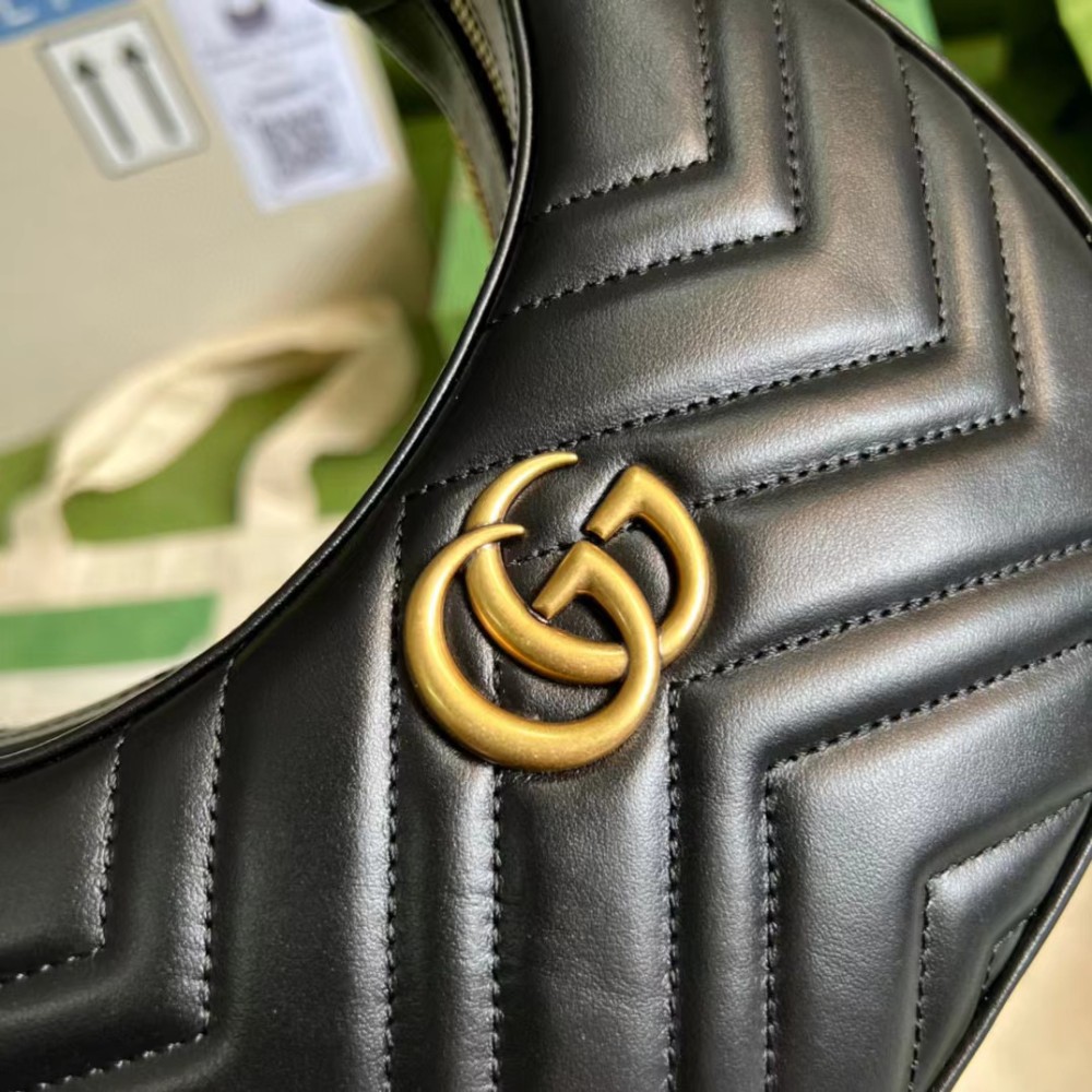 GG MARMONT HALF-MOON-SHAPED MINI BAG