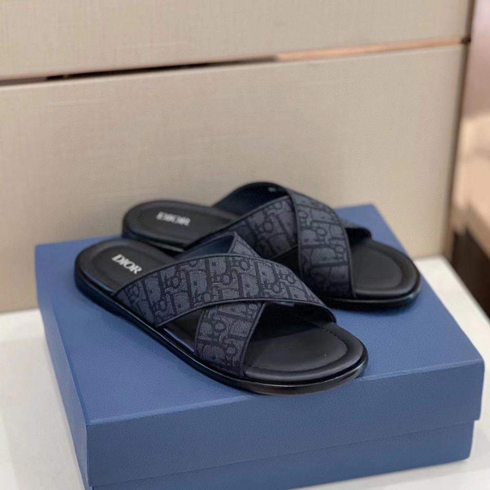 Dior Alias Sandal Black Dior Oblique Jacquard