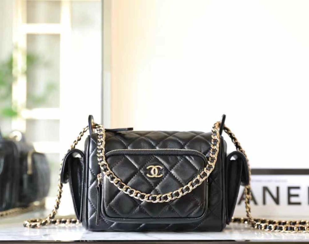 CHANEL Multi Pockets Black 24k