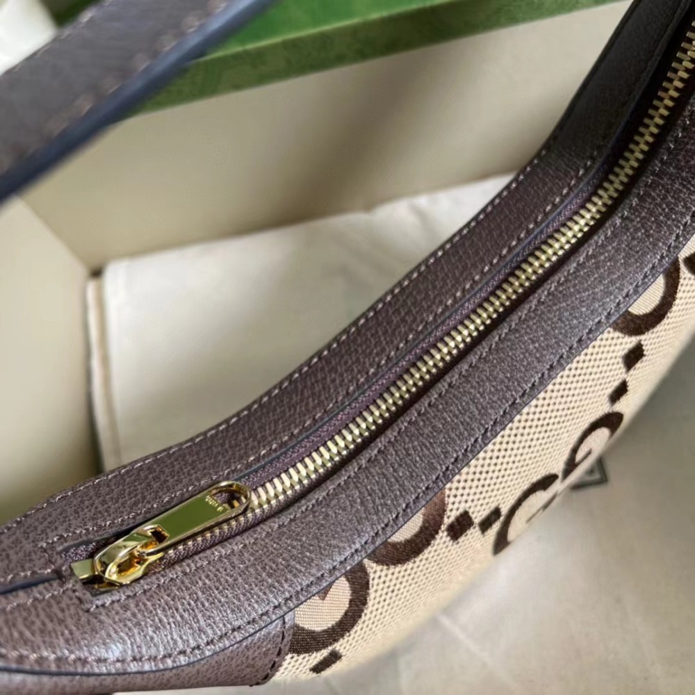Ophidia Brown GG Superme Canvas Shoulder Bag