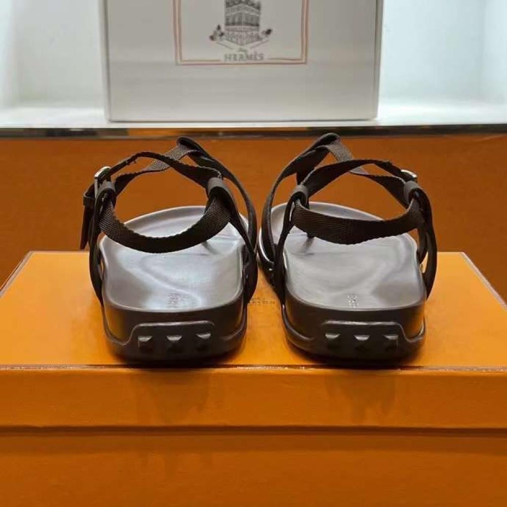 Hermes Shoes Dark Brown
